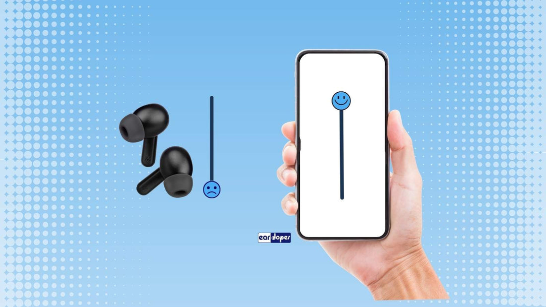 Geen geluid oordopjes wel verbonden