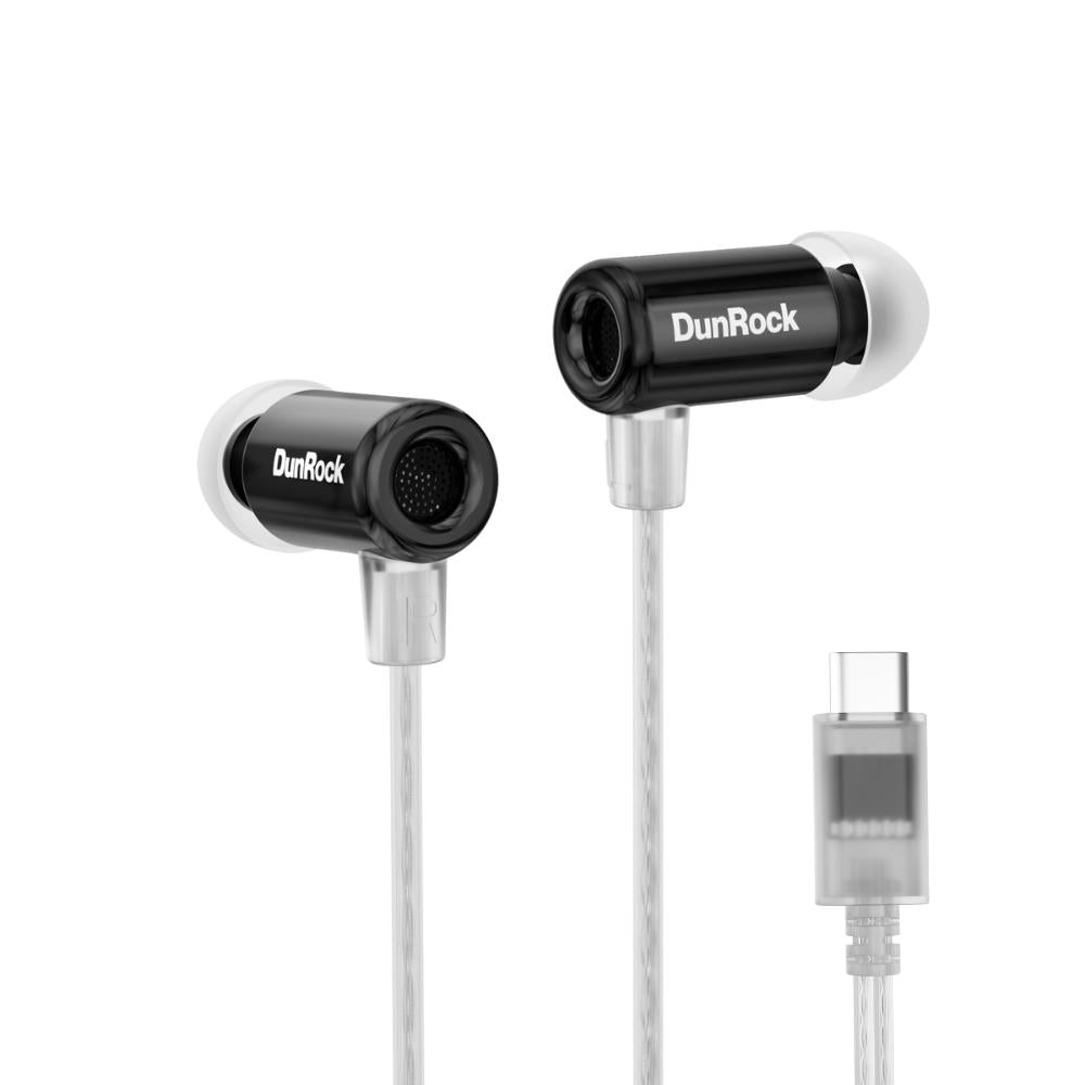 DunRock Plug - Oordopjes met Draad - USB C of Audiokabel (3.5mm jack)