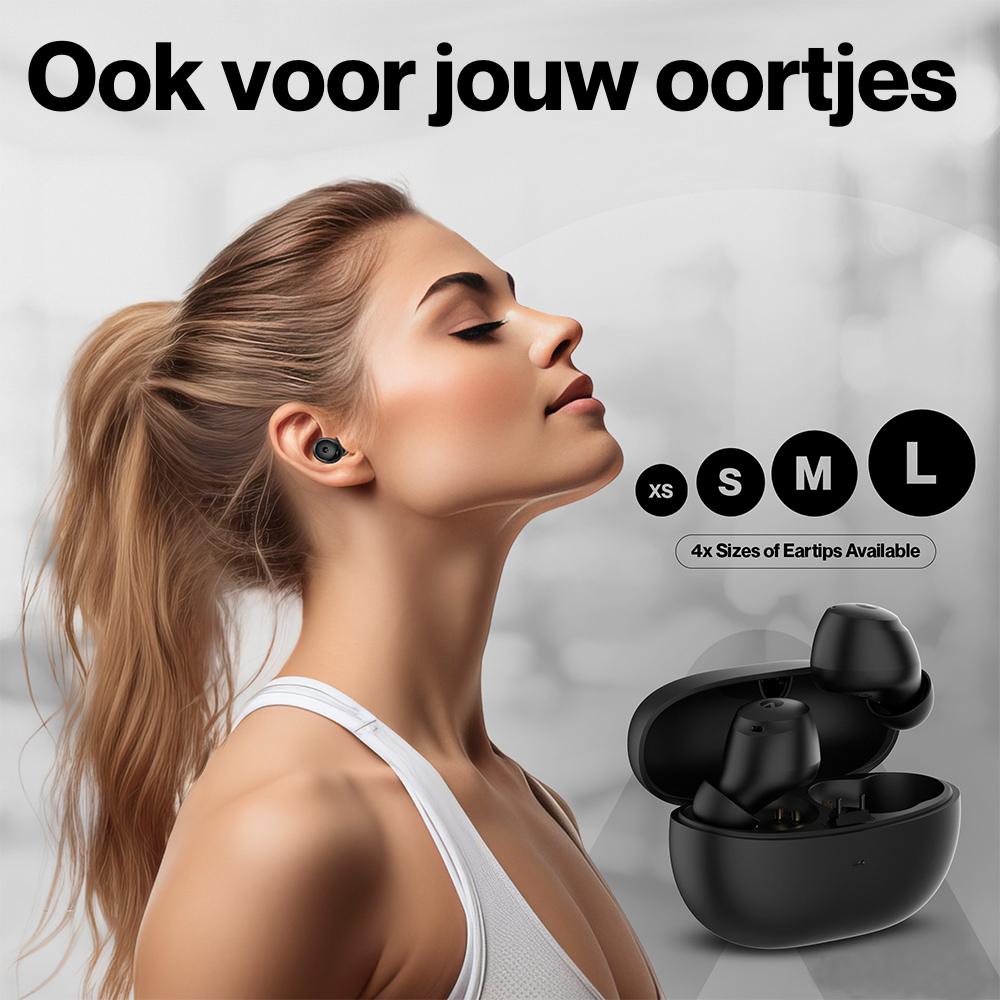 DunRock® Pop - Draadloze oordopjes - ANC noise cancelling - In-ear - DunRock App - Met mic