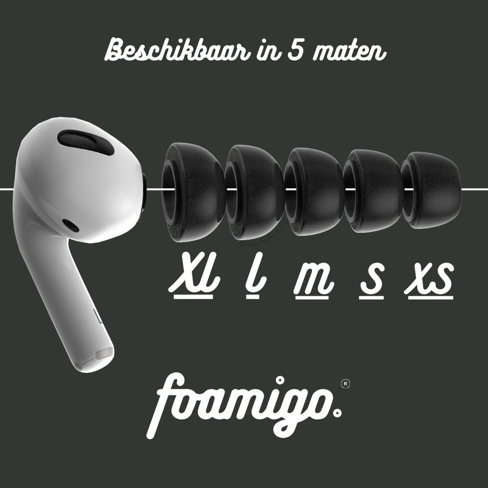 Foam eartips voor AirPods Pro (1+2)