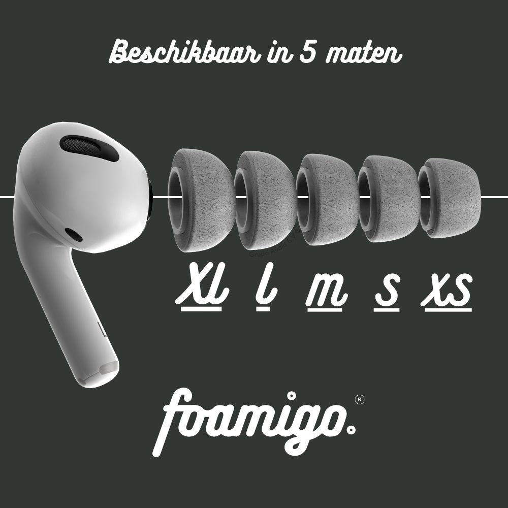 Foam eartips voor AirPods Pro (1+2)