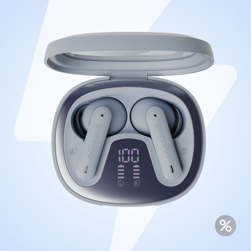 pocobob® 8 - Draadloze oordopjes met steeltje - In-ear oortjes - Met mic - Met APP