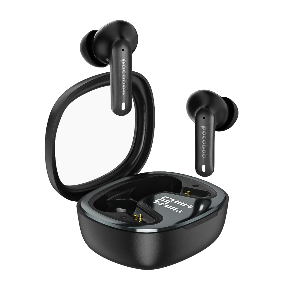 pocobob® 8 - Draadloze oordopjes met steeltje - In-ear oortjes - Met mic - Met APP