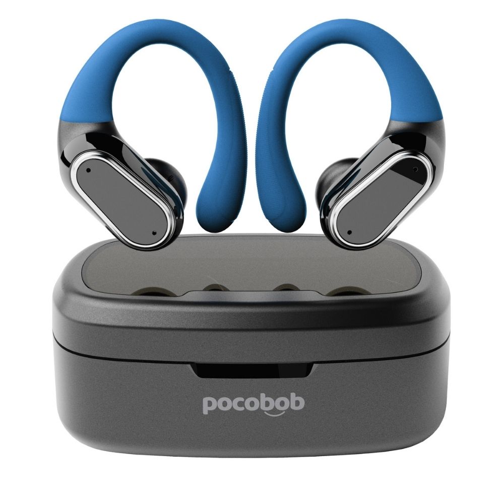 pocobob SP - Draadloze sport oordopjes - Hardloop oortjes - Oorboog achter oor