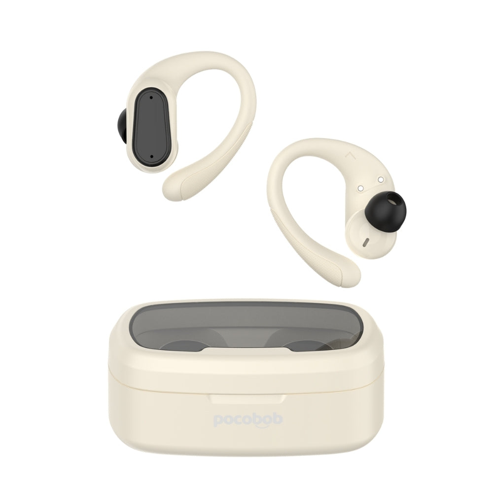 pocobob SP - Draadloze sport oordopjes - Hardloop oortjes - Oorboog achter oor