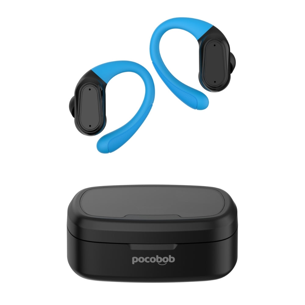 pocobob SP - Draadloze sport oordopjes - Hardloop oortjes - Oorboog achter oor