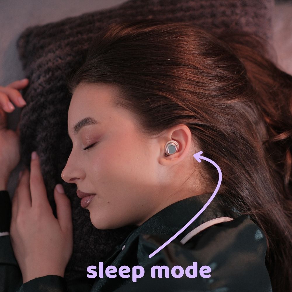 pocobob® Z - Draadloze oortjes - Ultraklein - Met App - In-ear oordopjes - Ook voor slapen - Met mic