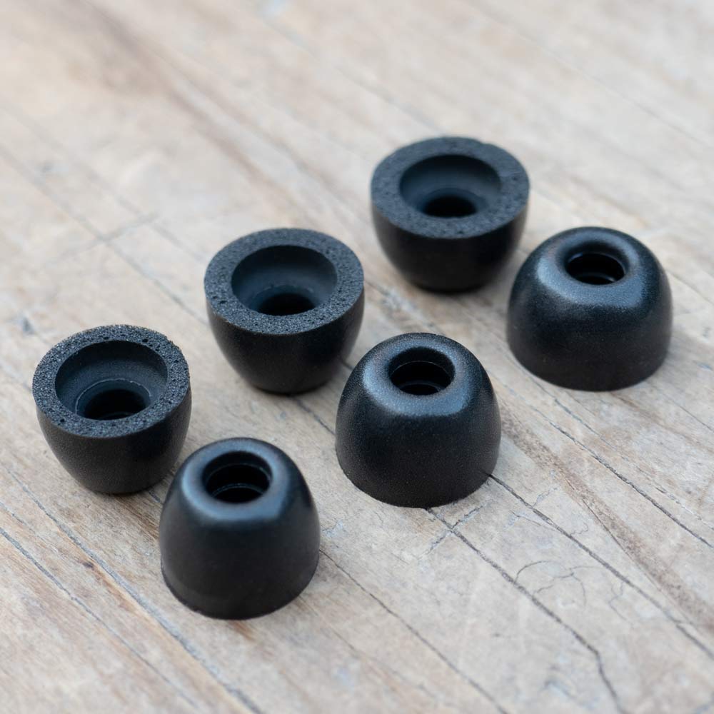 Foam eartips zachte schuim opzetstukjes voor oordopjes van foamigo®