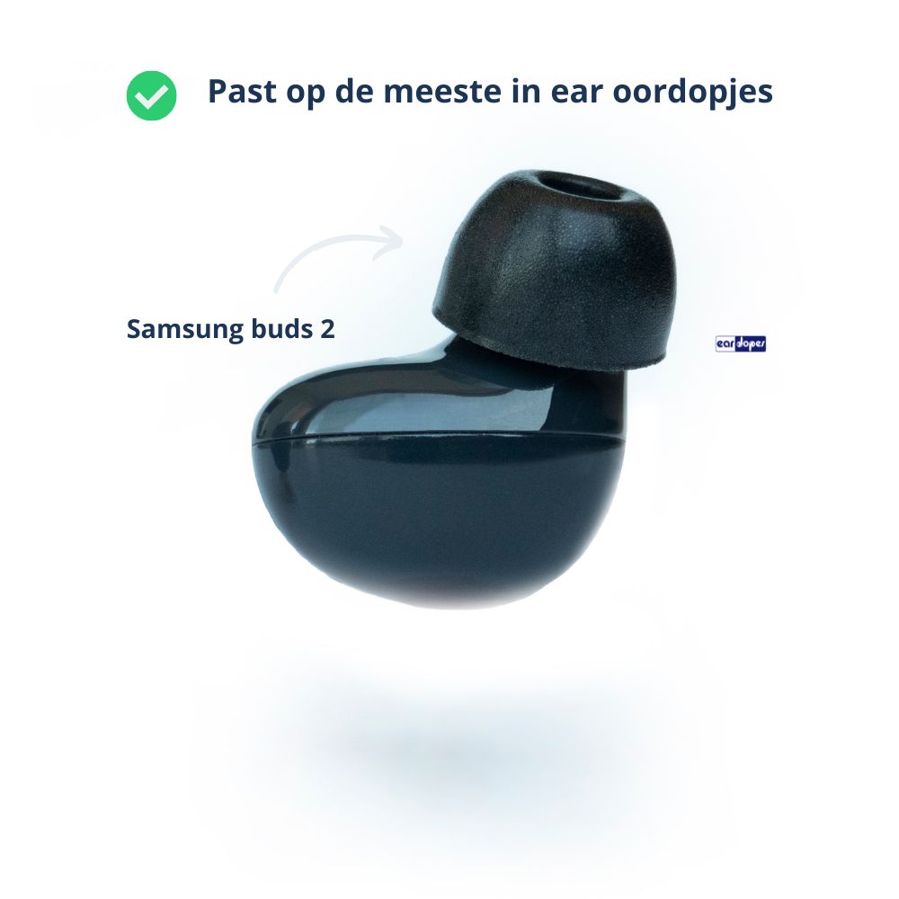 Foam eartips zachte schuim opzetstukjes voor oordopjes van foamigo®