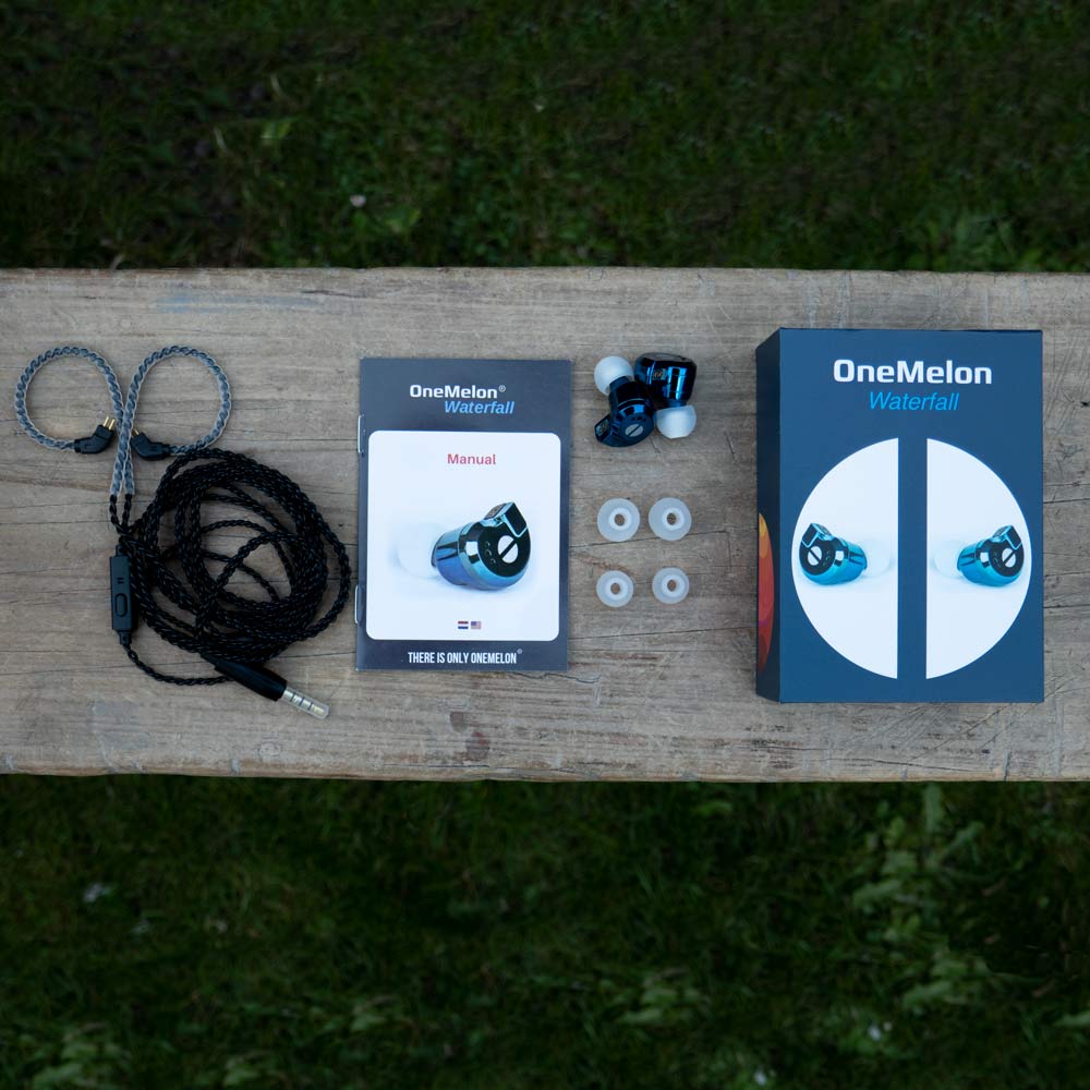 OneMelon Waterfall - oordopjes met draad
