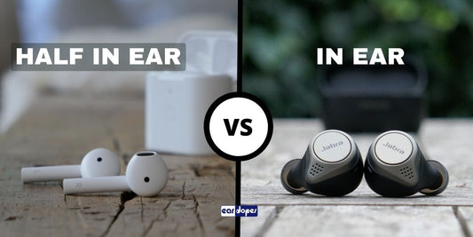 In-ear of half in-ear oordopjes: wat is het verschil?
