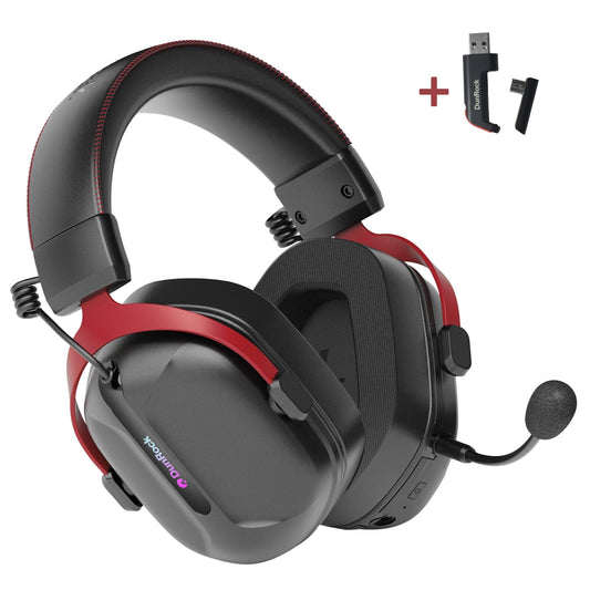 DunRock GG - Wireless Gaming Headset - 2.5Ghz - Virtual 7.1 surround sound - Koptelefoon