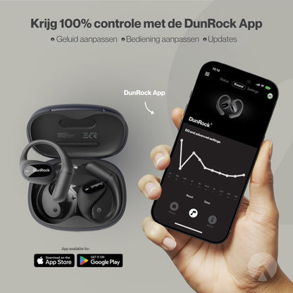 DunRock Air - Open Ear - Bluetooth Oordopjes met Oorboog
