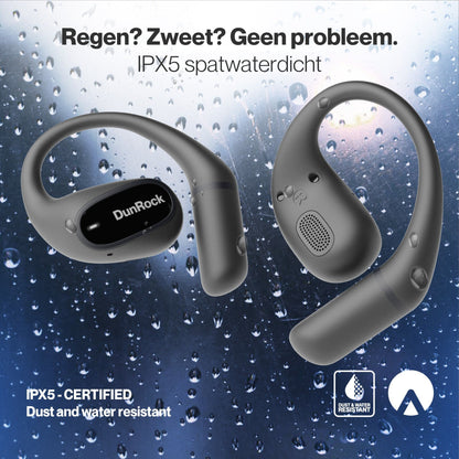 DunRock Air - Open Ear - Bluetooth Oordopjes met Oorboog