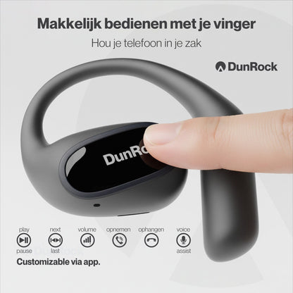 DunRock Air - Open Ear - Bluetooth Oordopjes met Oorboog