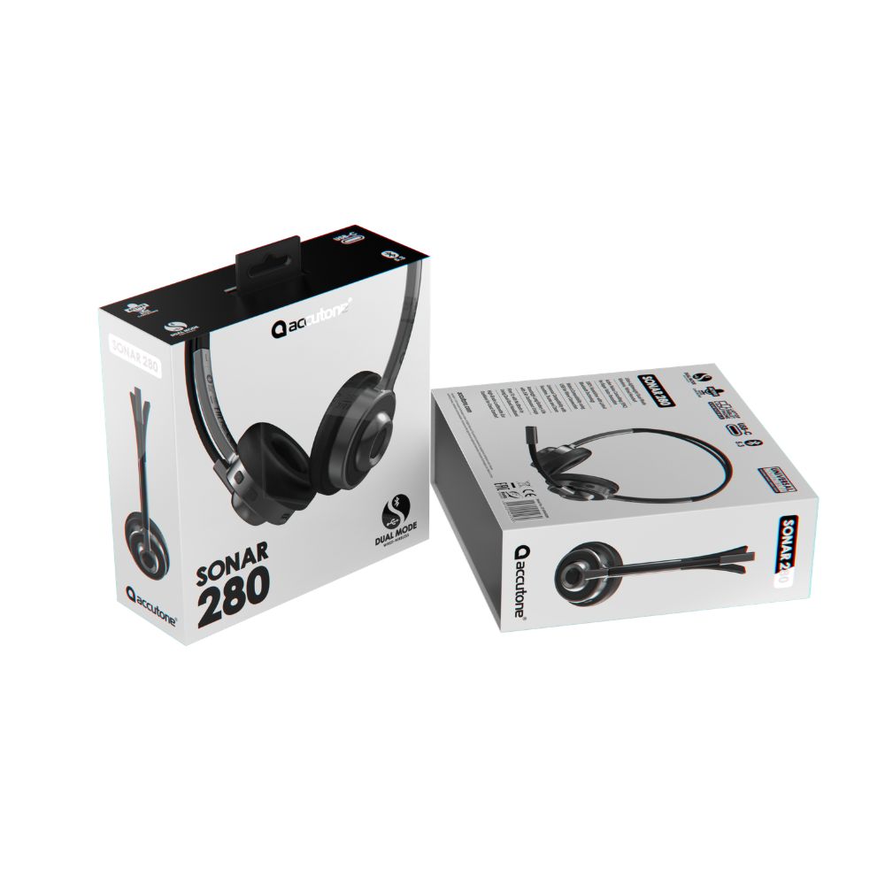 Accutone SONAR280 Bluetooth Wireless Headset