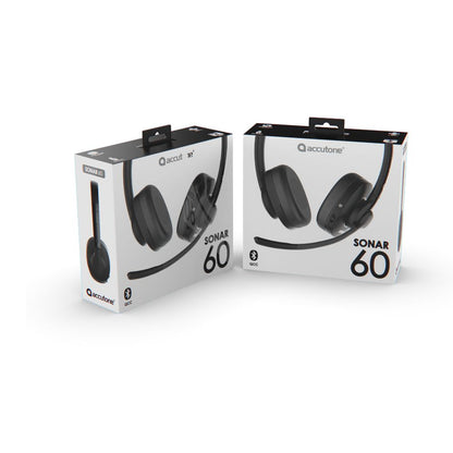 Accutone SONAR 60 Bluetooth Wireless Headset with Teams Dongle