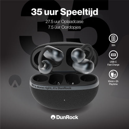 DunRock Clip - Earclips bluetoooth oordopjes