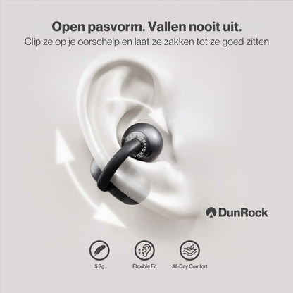 DunRock Clip - Earclips bluetoooth oordopjes