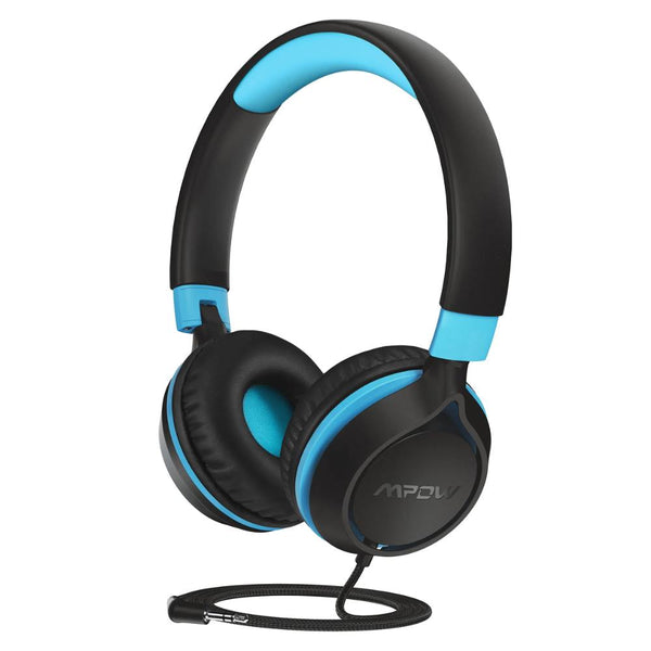 Professional Kids Headset, Portable Foldable Kids Headphones with Microphone, On-ear Headset Stereo for Kids, Bluetooth 5.0, Wired/Wireless Cartoon Headphones, Ideal(Small Black Cat
