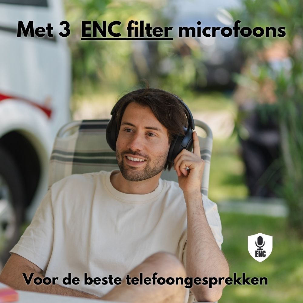 OneMelon® Horizon - Draadloze over-ear Bluetooth koptelefoon met Noise Cancelling (ANC), Multipoint & microfoon - 55u batterij - OneMelon App