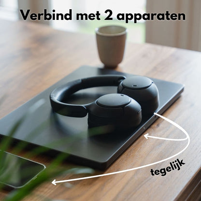 OneMelon® Horizon - Draadloze over-ear Bluetooth koptelefoon met Noise Cancelling (ANC), Multipoint & microfoon - 55u batterij - OneMelon App