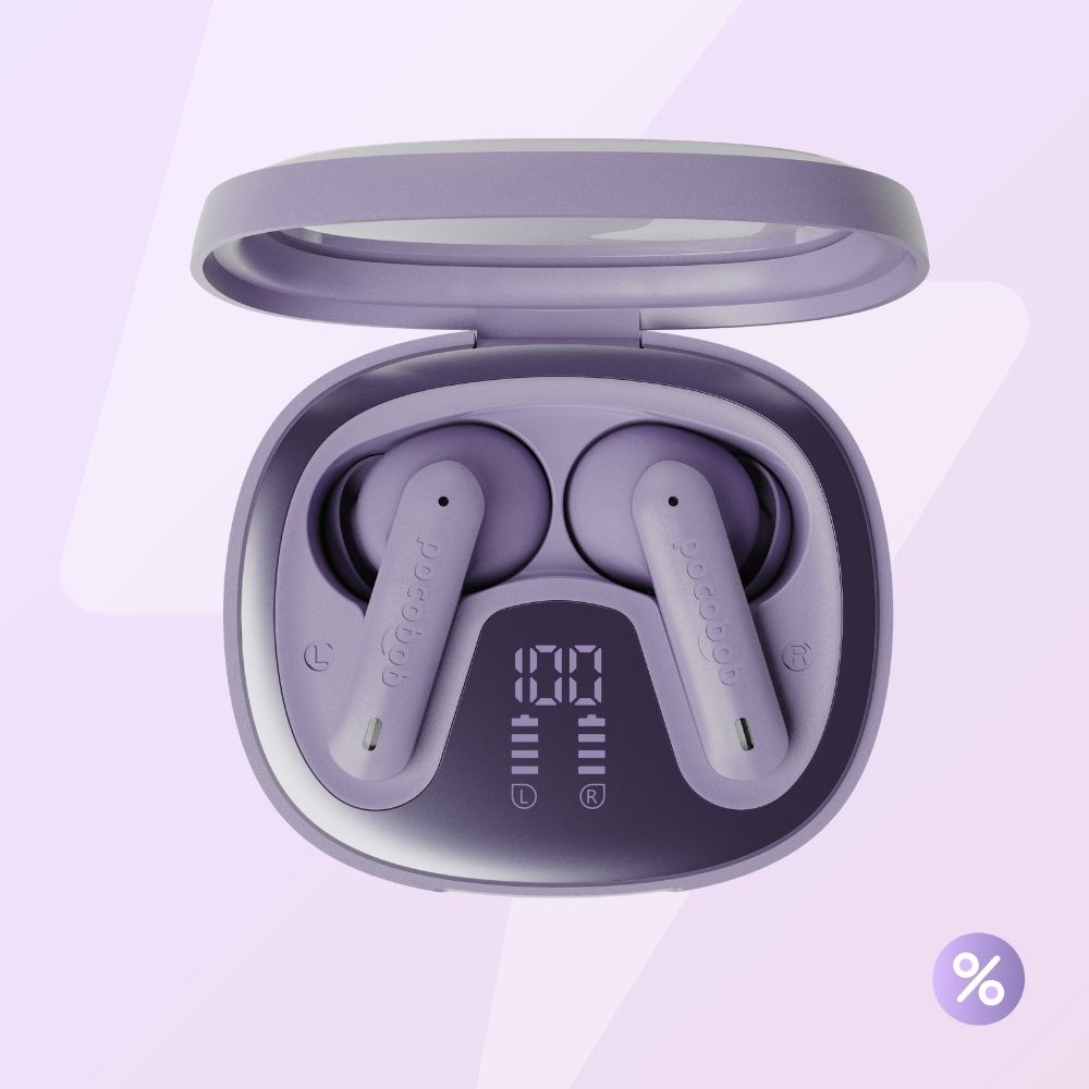 pocobob® 8 - Draadloze oordopjes met steeltje - In-ear oortjes - Met mic - Met APP