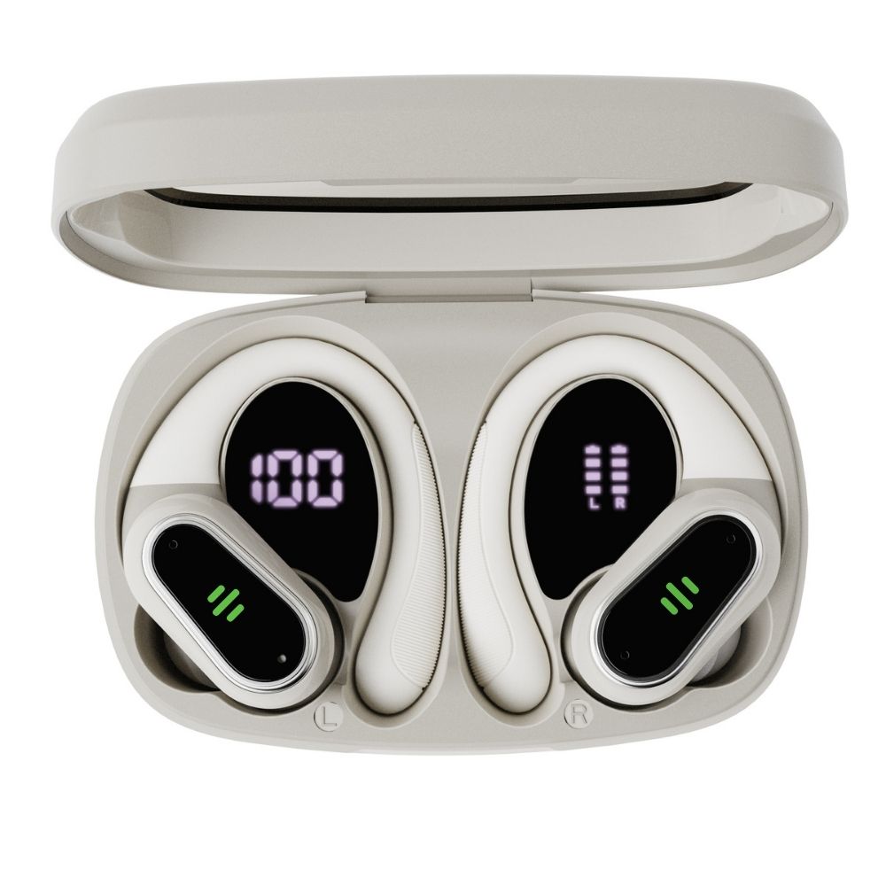 pocobob SP - Draadloze sport oordopjes - Hardloop oortjes - Oorboog achter oor