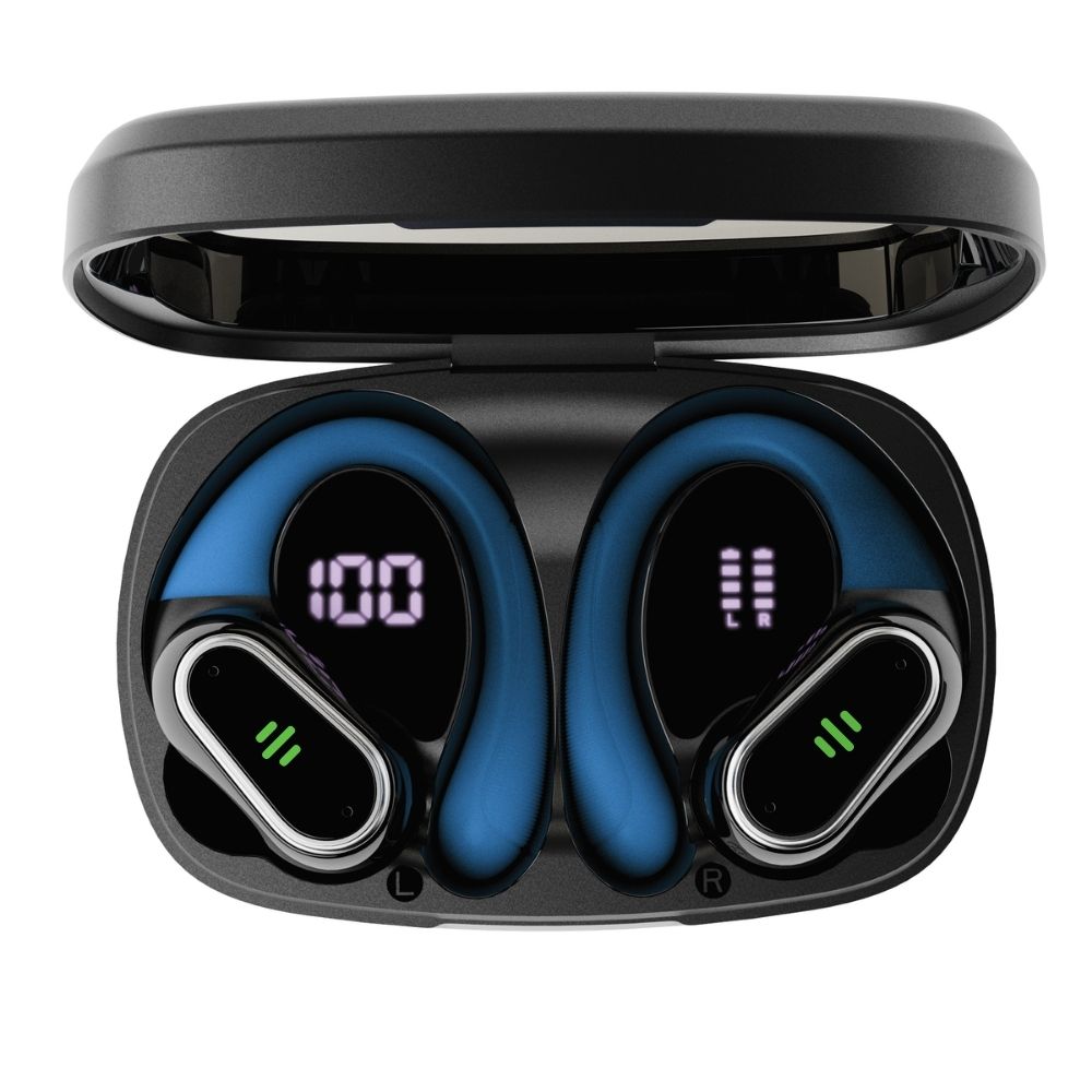 pocobob SP - Draadloze sport oordopjes - Hardloop oortjes - Oorboog achter oor