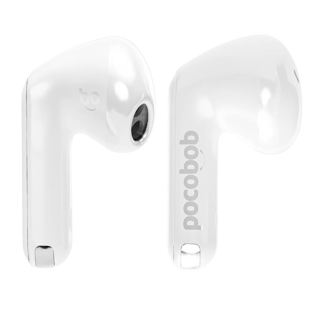 pocobob® GO - draadloze oordopjes - semi in-ear - met ENC microfoon
