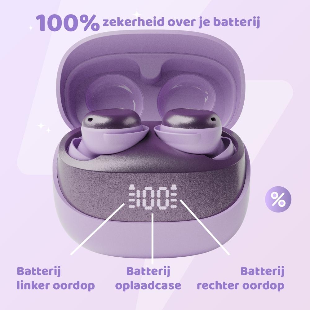 pocobob® Z - Draadloze oortjes - Ultraklein - Met App - In-ear oordopjes - Ook voor slapen - Met mic