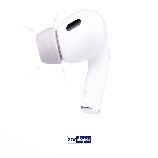 Foam eartips geschikt voor Airpods Pro - zachte memory foam opzet oortjes